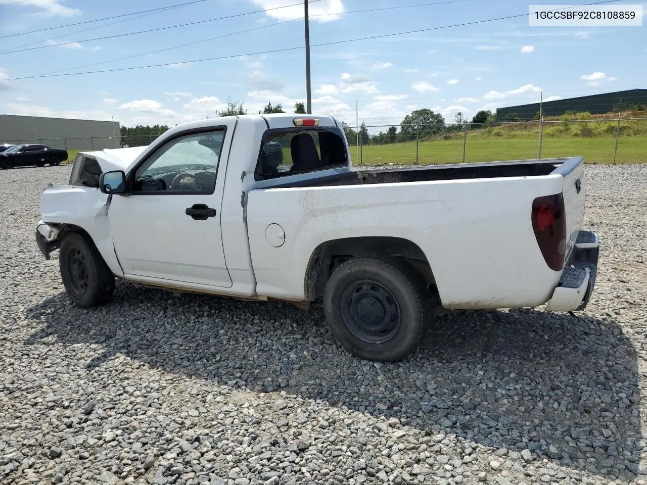 2012 Chevrolet Colorado VIN: 1GCCSBF92C8108859 Lot: 68977064