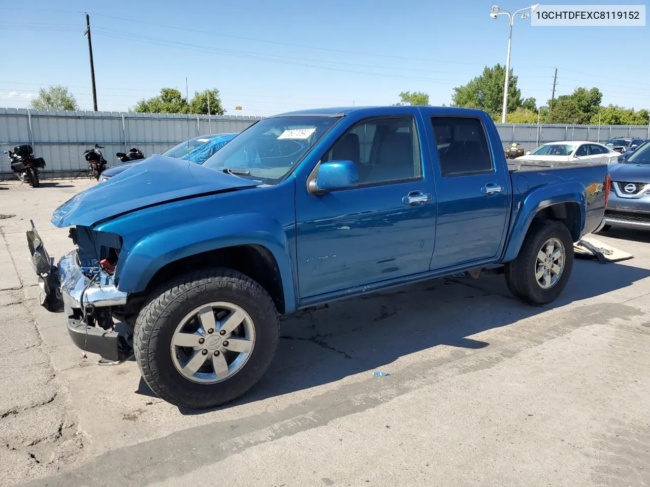 2012 Chevrolet Colorado Lt VIN: 1GCHTDFEXC8119152 Lot: 70637094