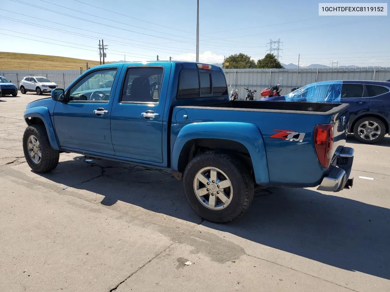 2012 Chevrolet Colorado Lt VIN: 1GCHTDFEXC8119152 Lot: 70637094