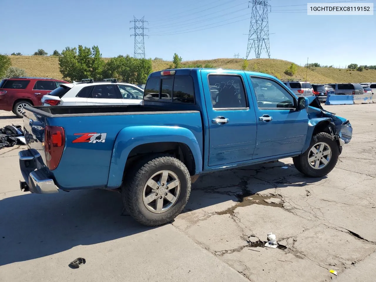 2012 Chevrolet Colorado Lt VIN: 1GCHTDFEXC8119152 Lot: 70637094