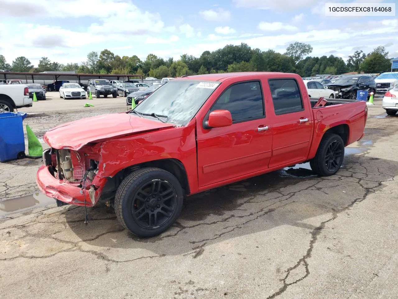 2012 Chevrolet Colorado Lt VIN: 1GCDSCFEXC8164068 Lot: 72327504