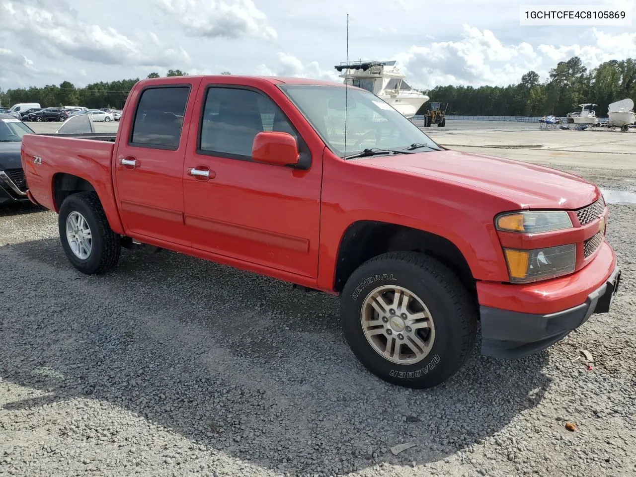 2012 Chevrolet Colorado Lt VIN: 1GCHTCFE4C8105869 Lot: 73372854