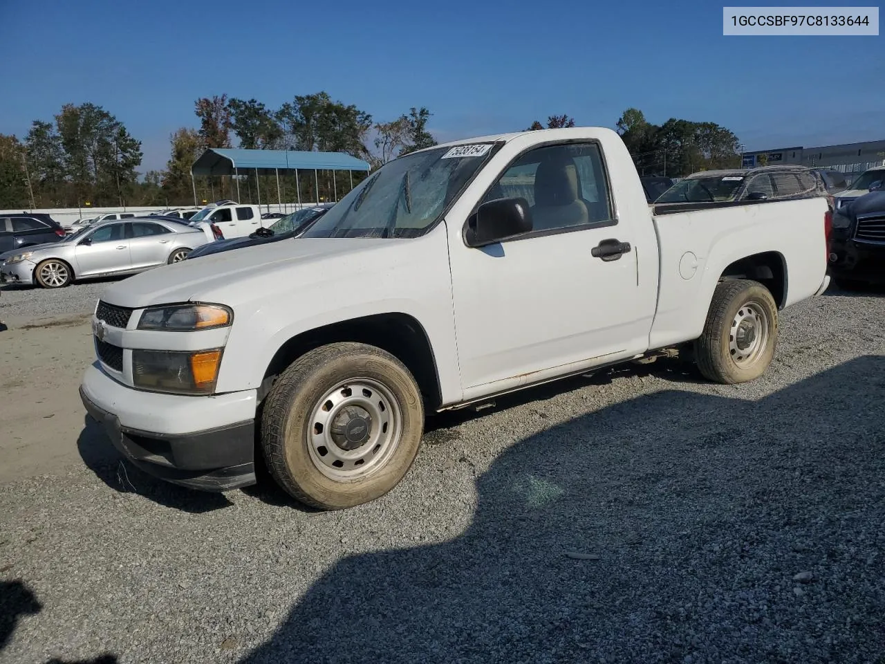 2012 Chevrolet Colorado VIN: 1GCCSBF97C8133644 Lot: 75038154