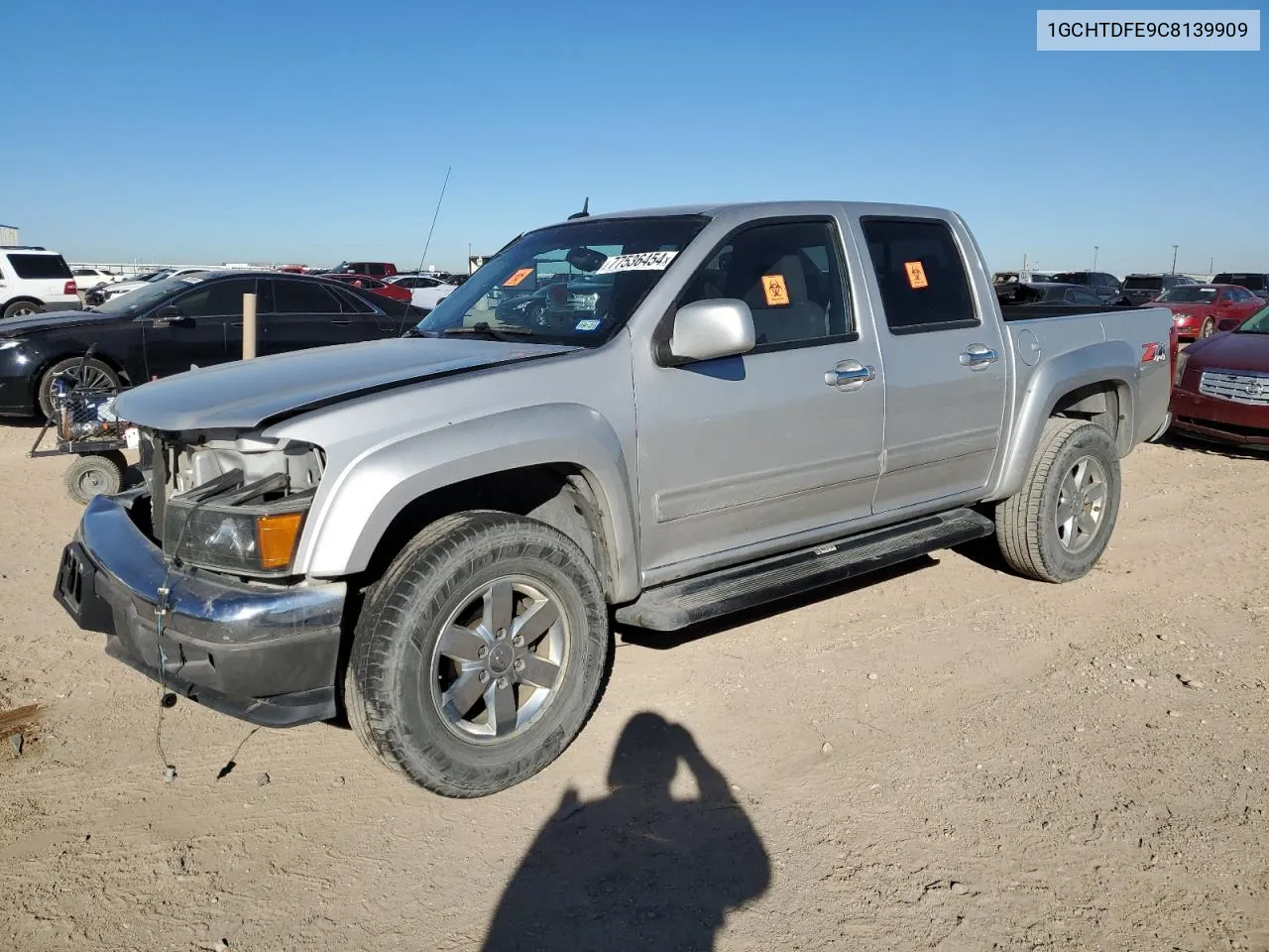 2012 Chevrolet Colorado Lt VIN: 1GCHTDFE9C8139909 Lot: 77536454