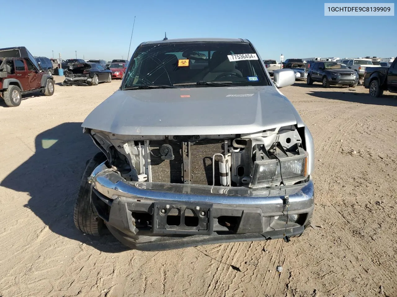 2012 Chevrolet Colorado Lt VIN: 1GCHTDFE9C8139909 Lot: 77536454