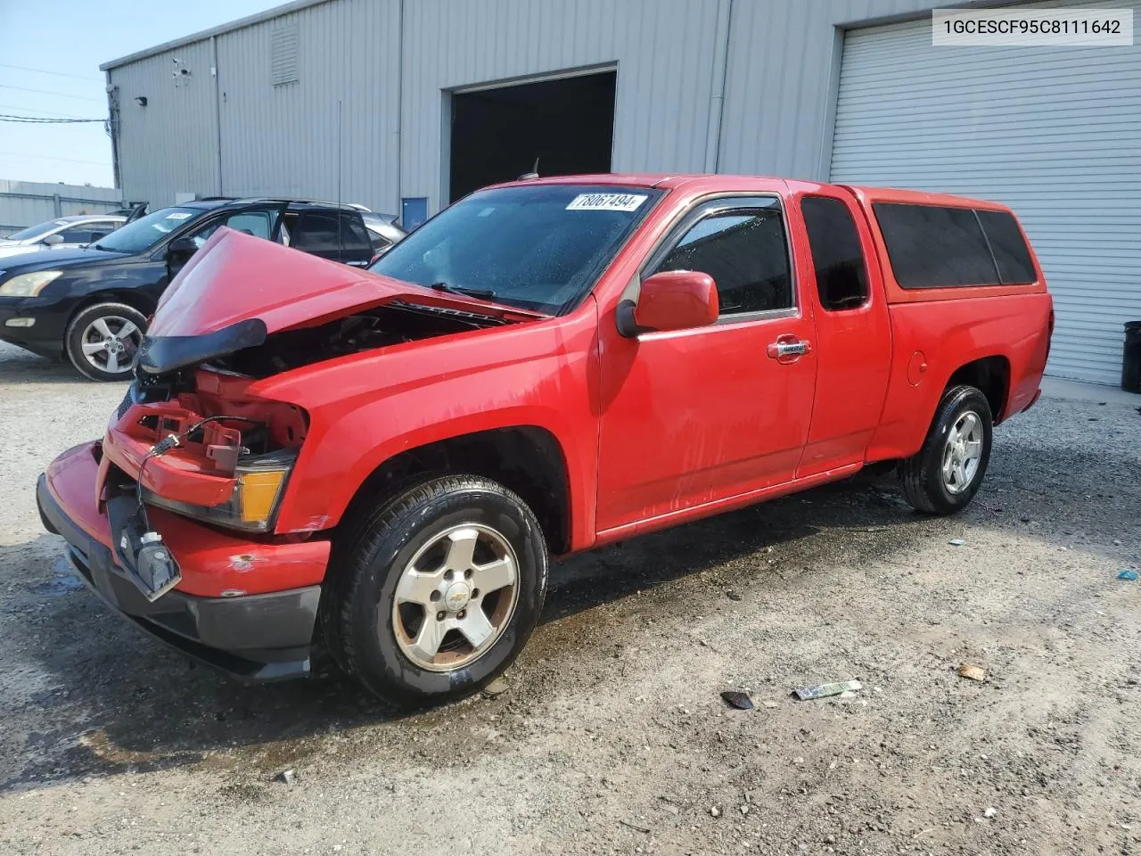 2012 Chevrolet Colorado Lt VIN: 1GCESCF95C8111642 Lot: 78067494