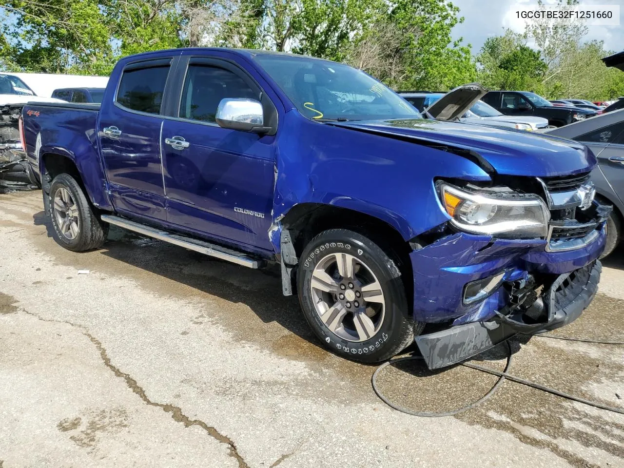 1GCGTBE32F1251660 2015 Chevrolet Colorado Lt