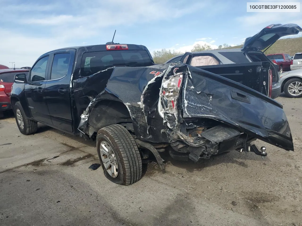 2015 Chevrolet Colorado Lt VIN: 1GCGTBE33F1200085 Lot: 53637984