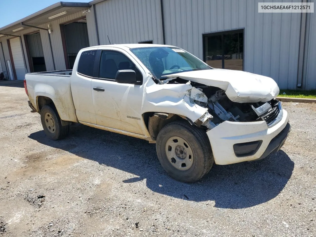 2015 Chevrolet Colorado VIN: 1GCHSAEA6F1212571 Lot: 58225914