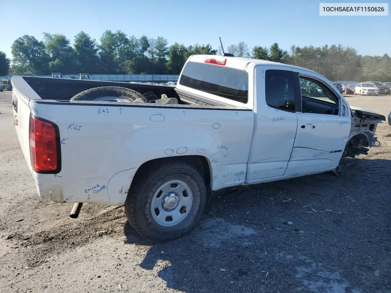 2015 Chevrolet Colorado VIN: 1GCHSAEA1F1150626 Lot: 61649124