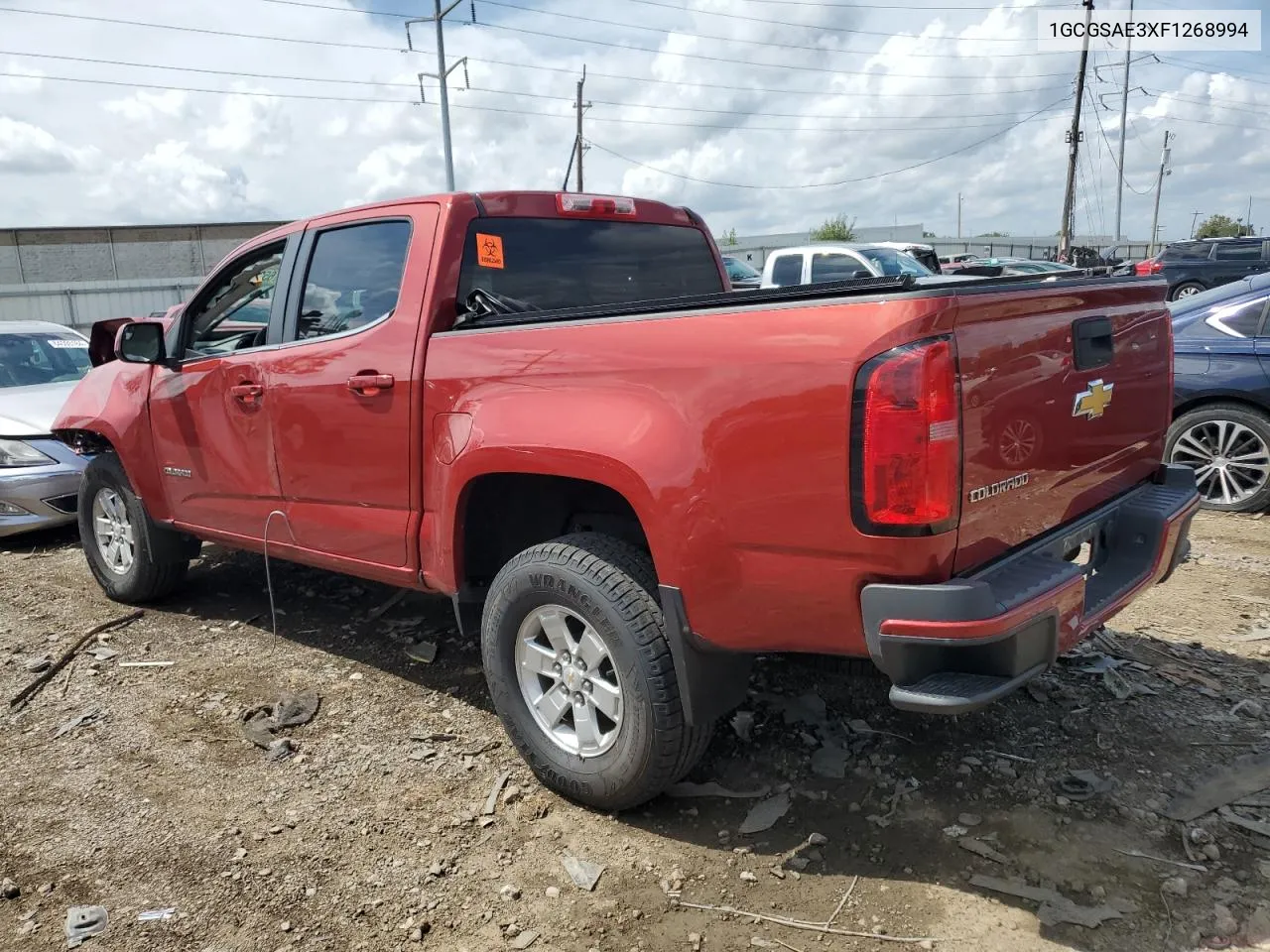 2015 Chevrolet Colorado VIN: 1GCGSAE3XF1268994 Lot: 65227194