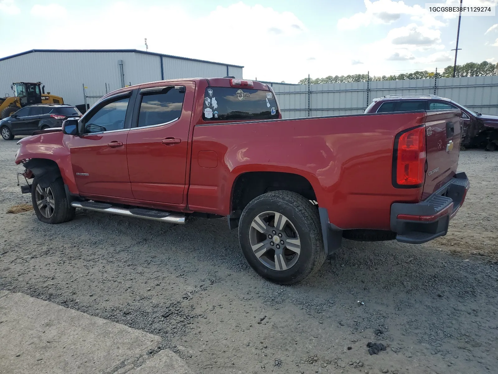 2015 Chevrolet Colorado Lt VIN: 1GCGSBE38F1129274 Lot: 67280044