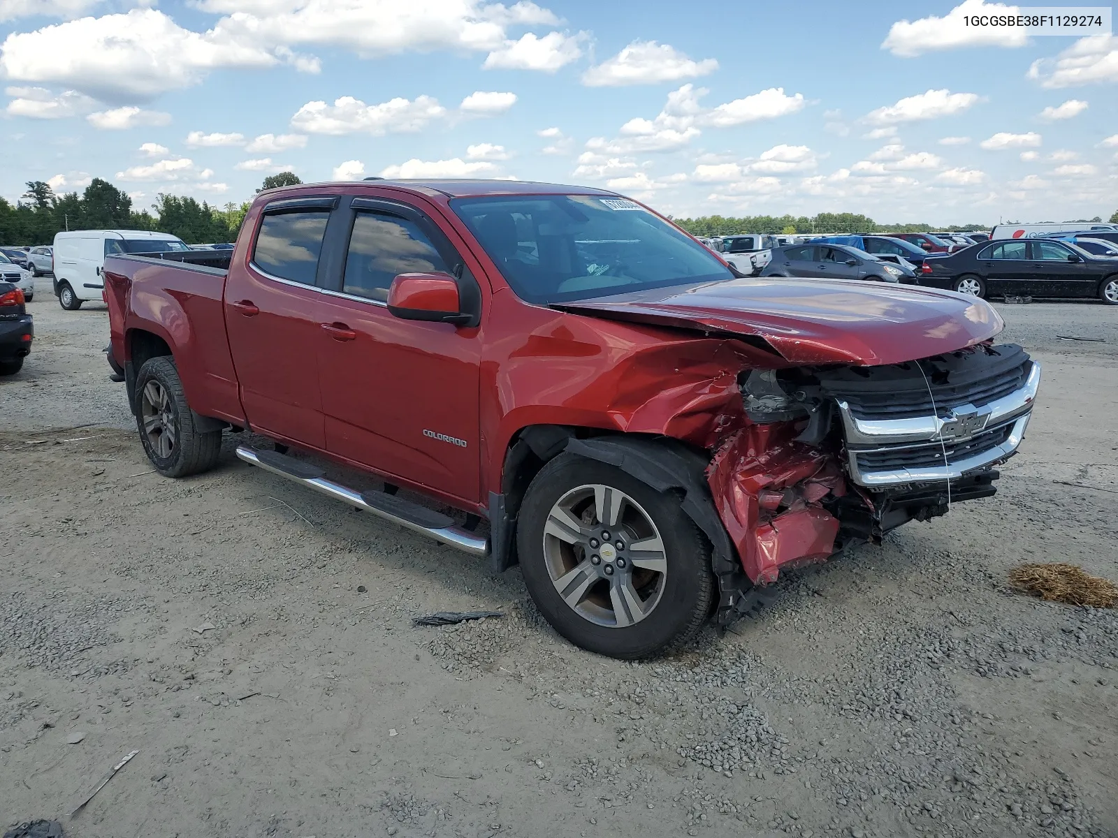 2015 Chevrolet Colorado Lt VIN: 1GCGSBE38F1129274 Lot: 67280044