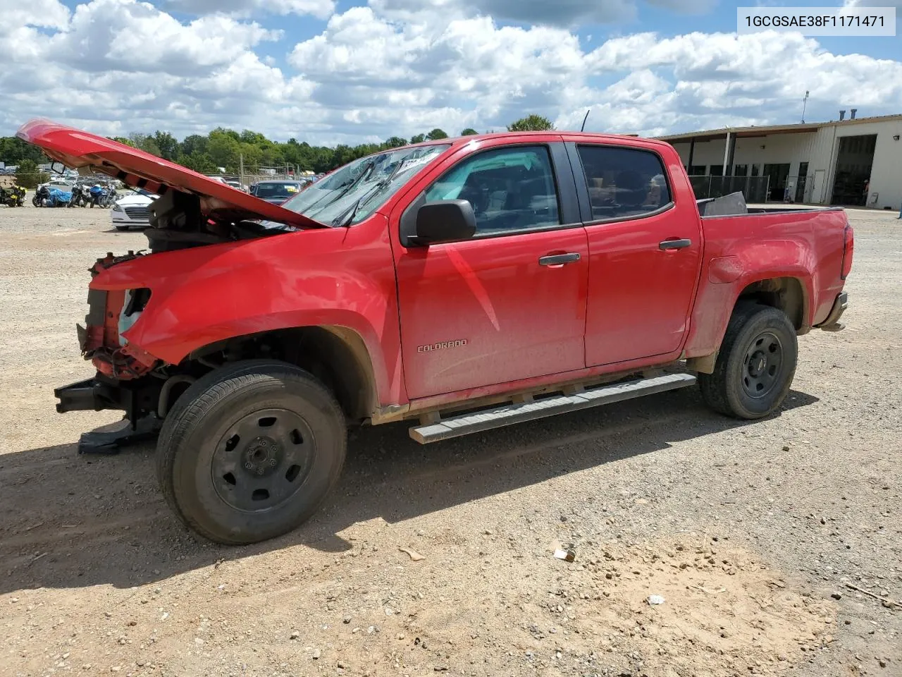 2015 Chevrolet Colorado VIN: 1GCGSAE38F1171471 Lot: 67317564