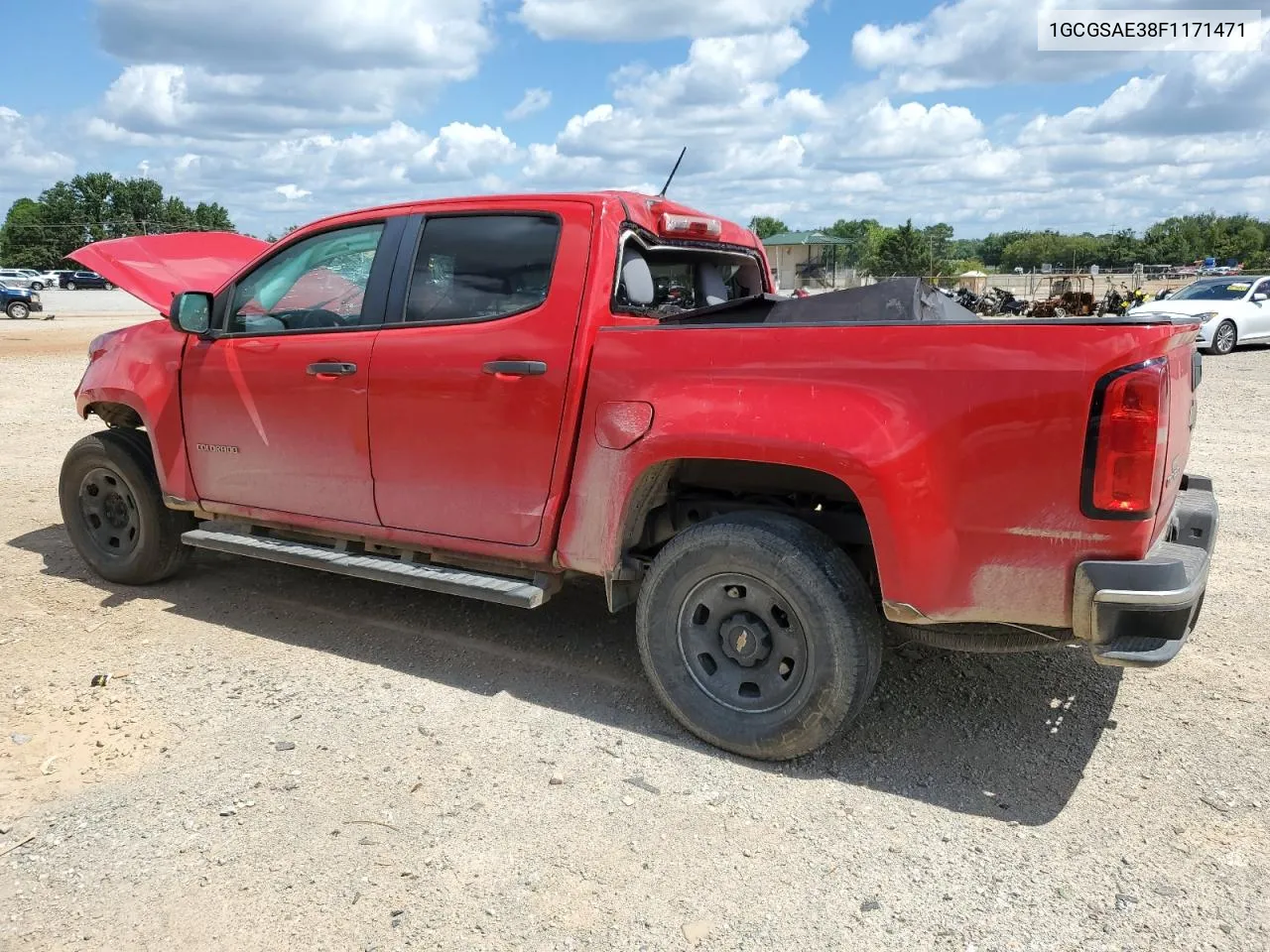 2015 Chevrolet Colorado VIN: 1GCGSAE38F1171471 Lot: 67317564