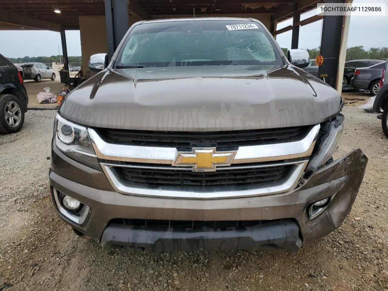 2015 Chevrolet Colorado Lt VIN: 1GCHTBEA6F1129886 Lot: 70711234