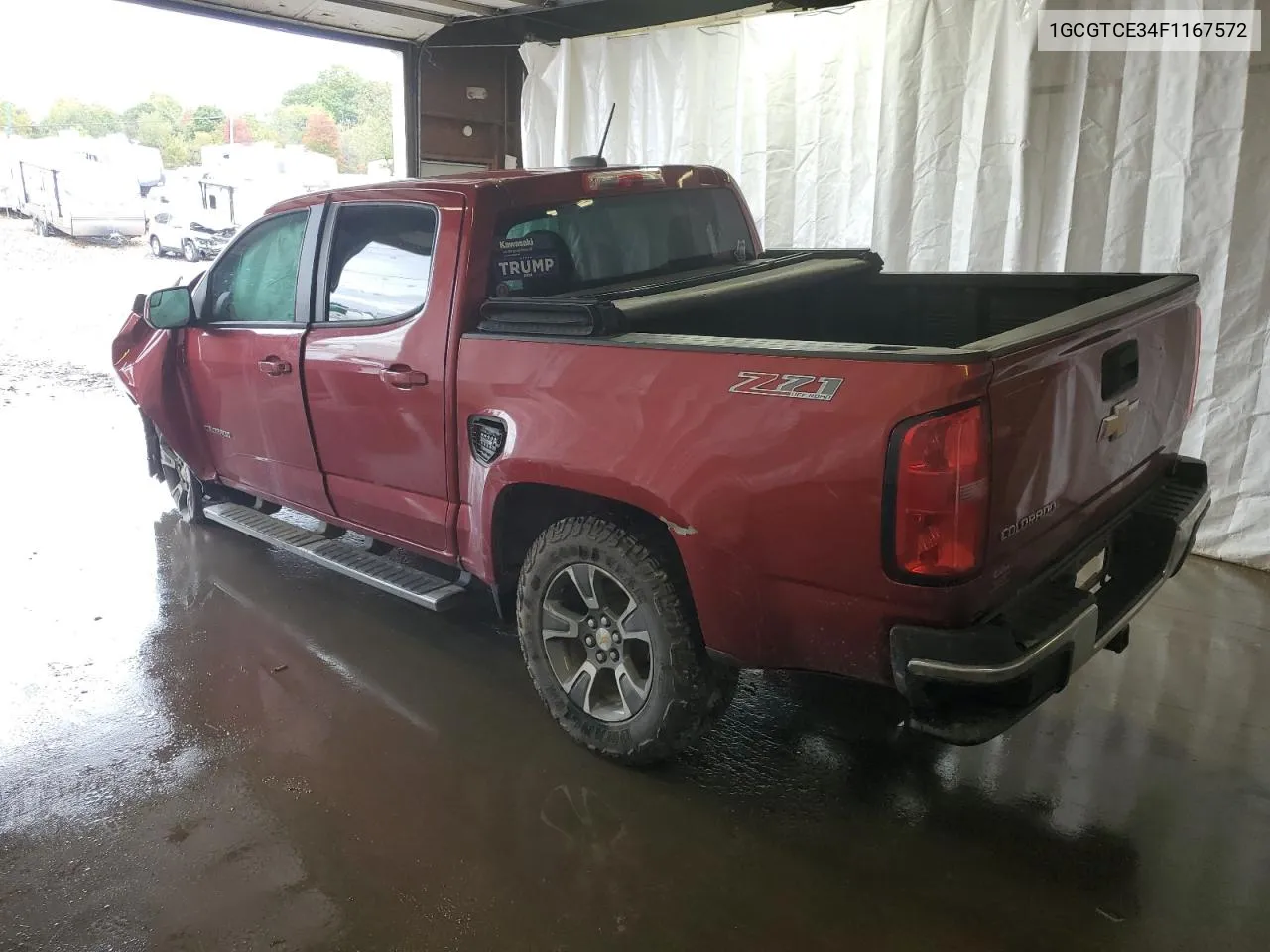 2015 Chevrolet Colorado Z71 VIN: 1GCGTCE34F1167572 Lot: 72995844