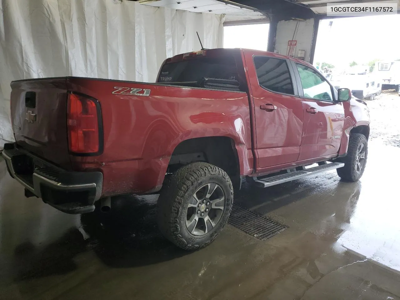 2015 Chevrolet Colorado Z71 VIN: 1GCGTCE34F1167572 Lot: 72995844