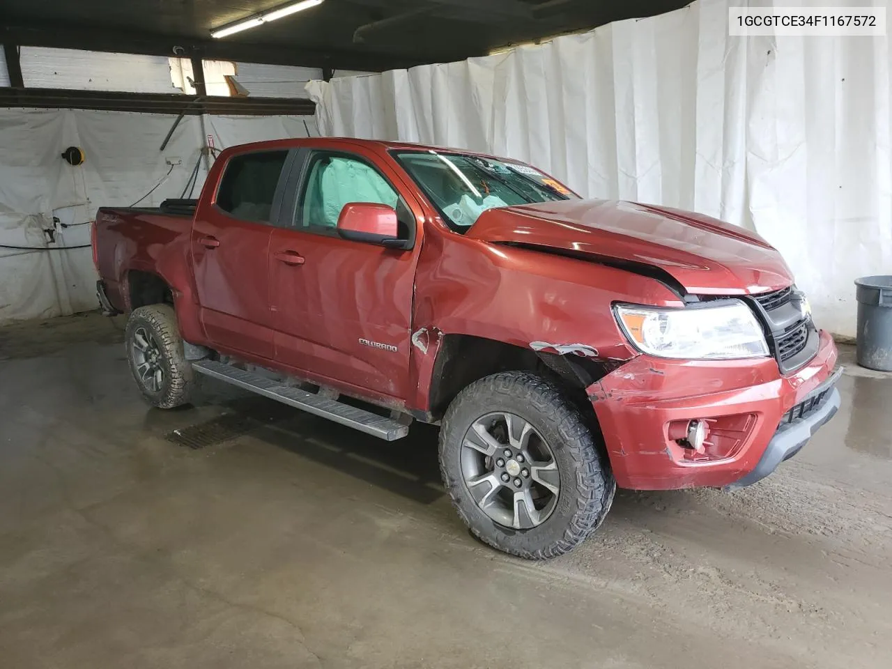 2015 Chevrolet Colorado Z71 VIN: 1GCGTCE34F1167572 Lot: 72995844