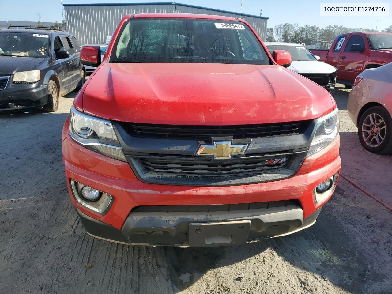 2015 Chevrolet Colorado Z71 VIN: 1GCGTCE31F1274756 Lot: 73986544