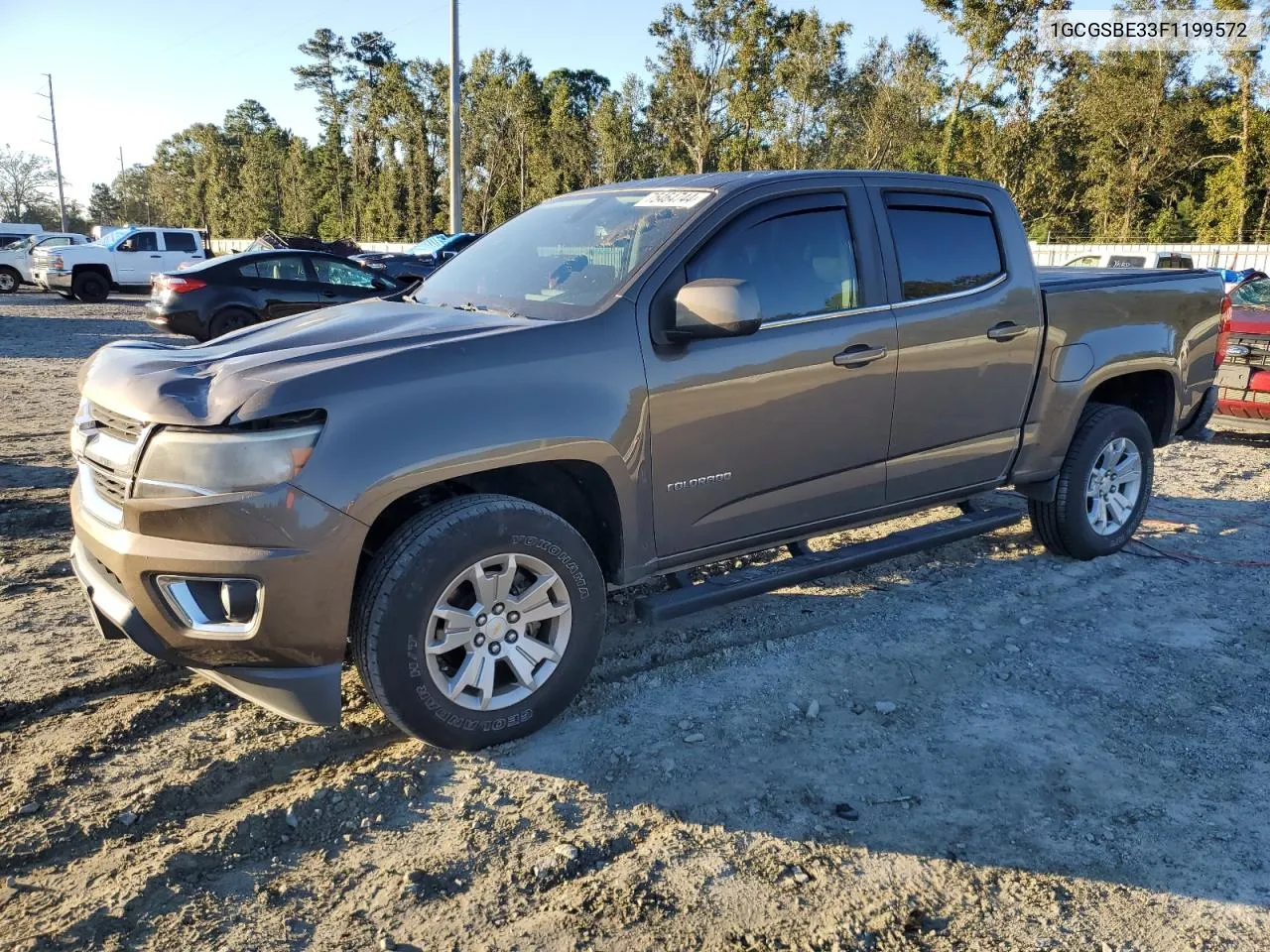 2015 Chevrolet Colorado Lt VIN: 1GCGSBE33F1199572 Lot: 75464744