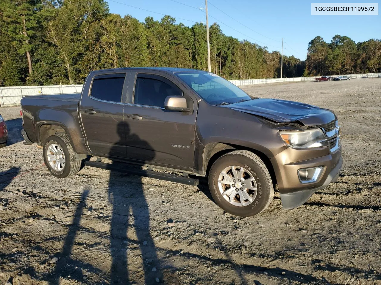 2015 Chevrolet Colorado Lt VIN: 1GCGSBE33F1199572 Lot: 75464744