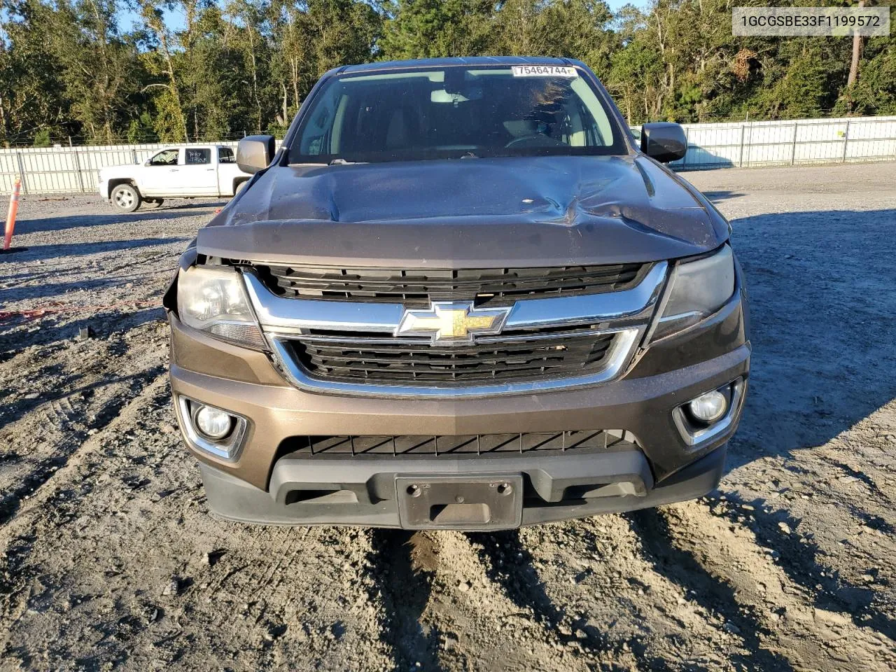 2015 Chevrolet Colorado Lt VIN: 1GCGSBE33F1199572 Lot: 75464744