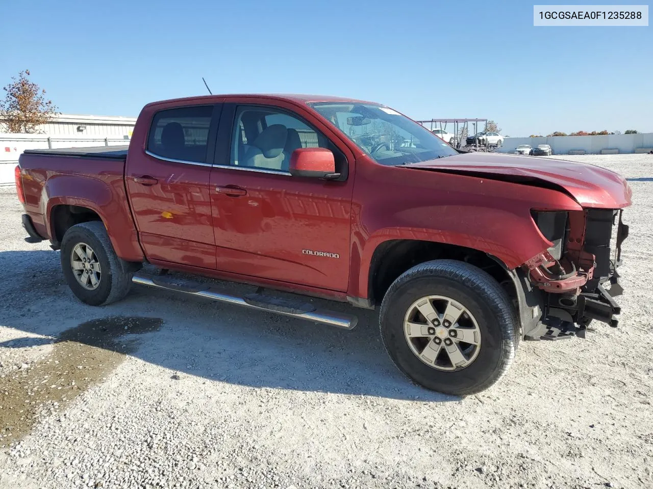 2015 Chevrolet Colorado VIN: 1GCGSAEA0F1235288 Lot: 77209794