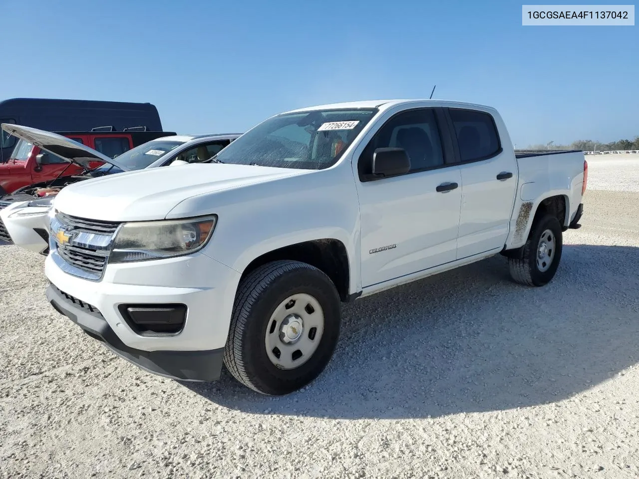 2015 Chevrolet Colorado VIN: 1GCGSAEA4F1137042 Lot: 77266154