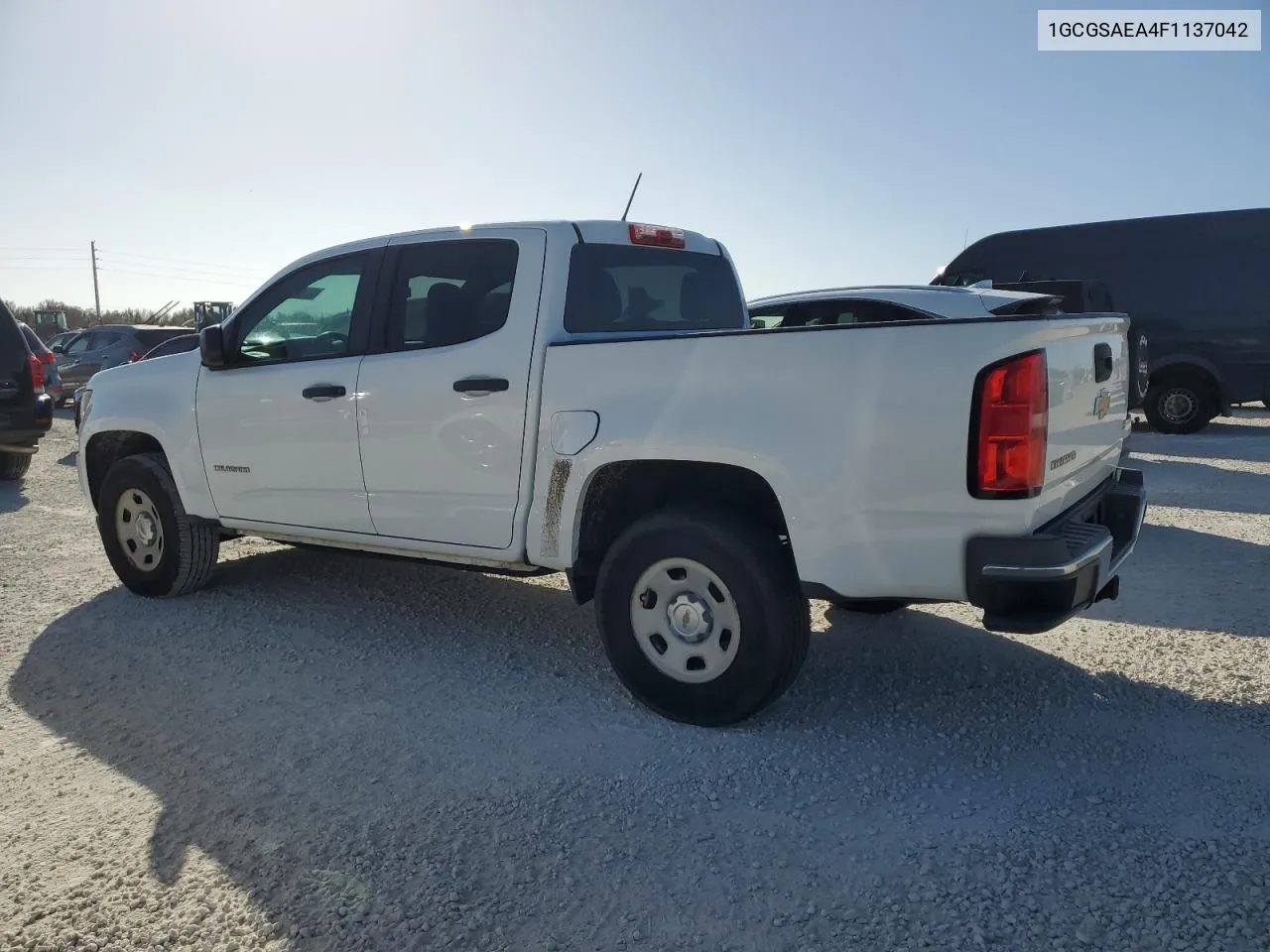 2015 Chevrolet Colorado VIN: 1GCGSAEA4F1137042 Lot: 77266154