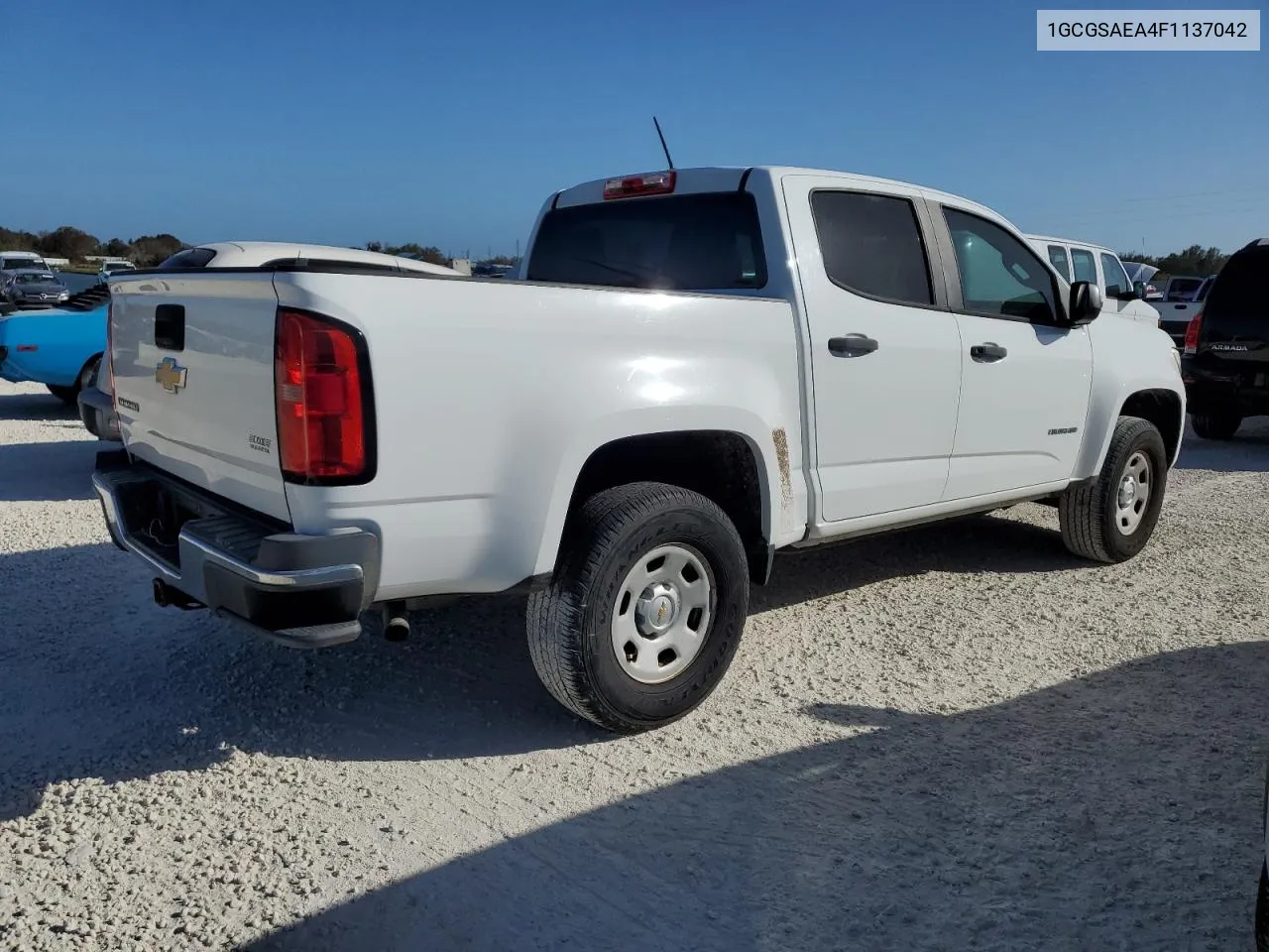 2015 Chevrolet Colorado VIN: 1GCGSAEA4F1137042 Lot: 77266154