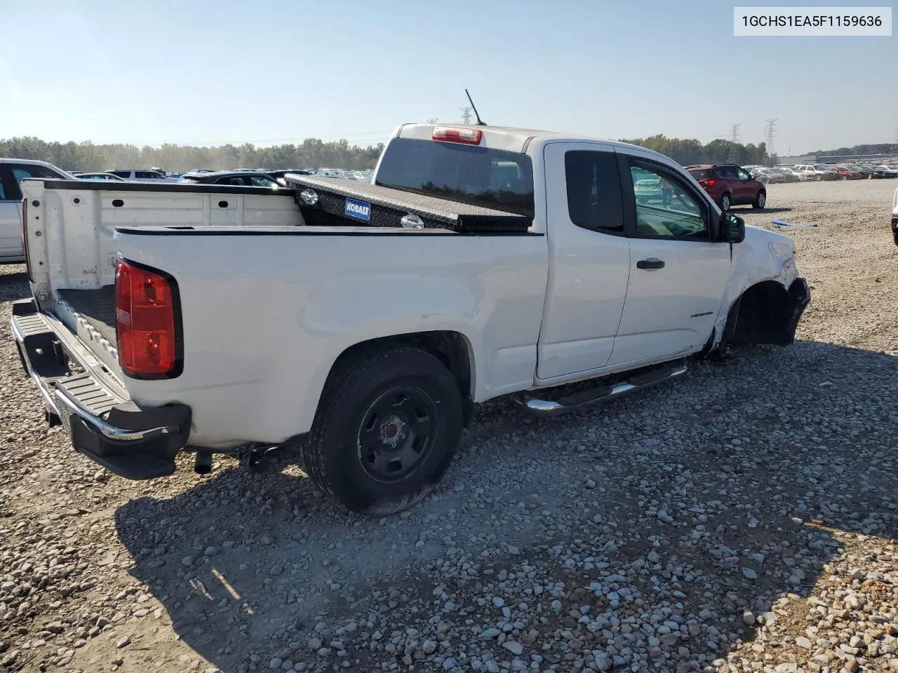 2015 Chevrolet Colorado VIN: 1GCHS1EA5F1159636 Lot: 77876004