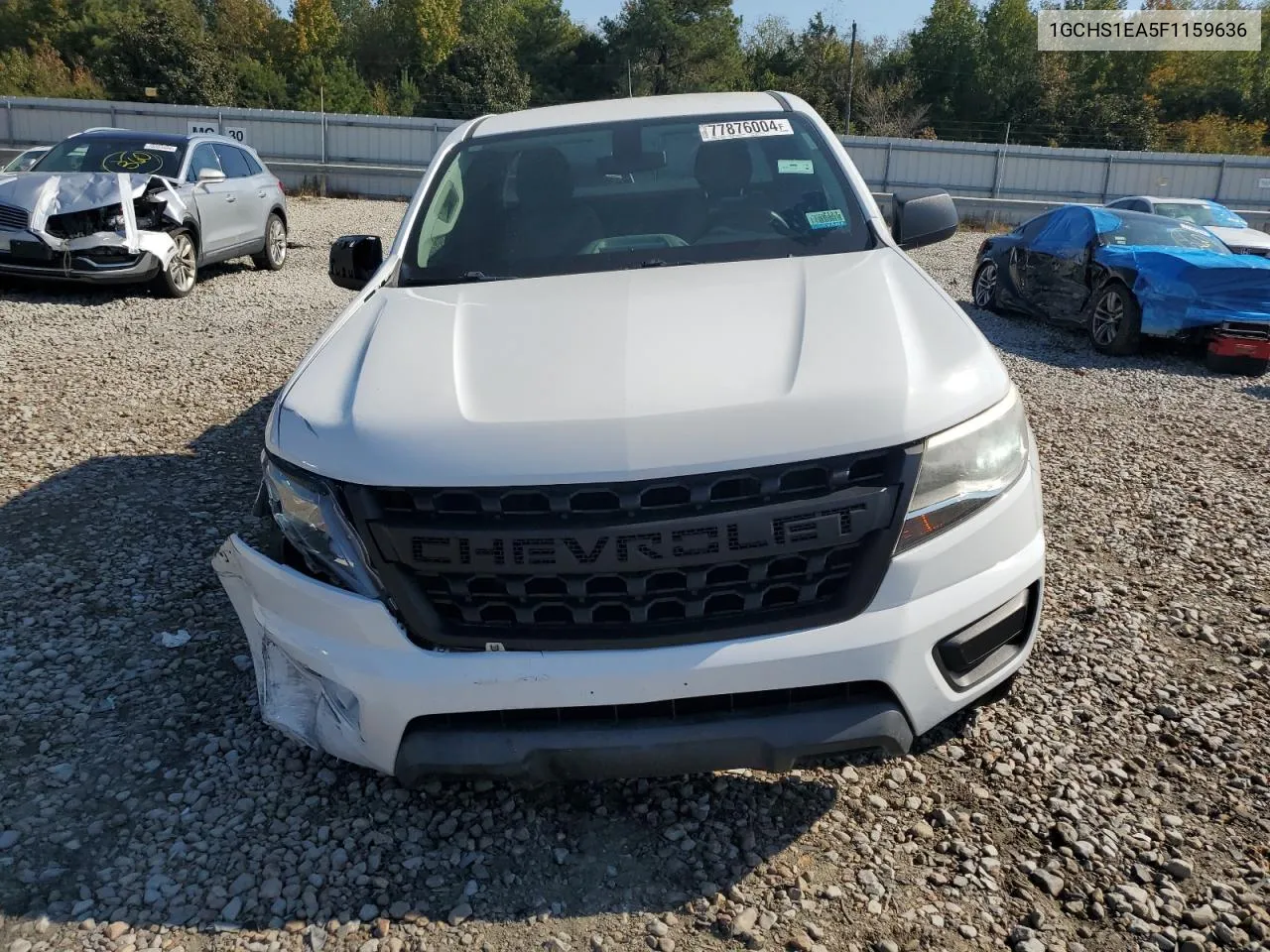 2015 Chevrolet Colorado VIN: 1GCHS1EA5F1159636 Lot: 77876004