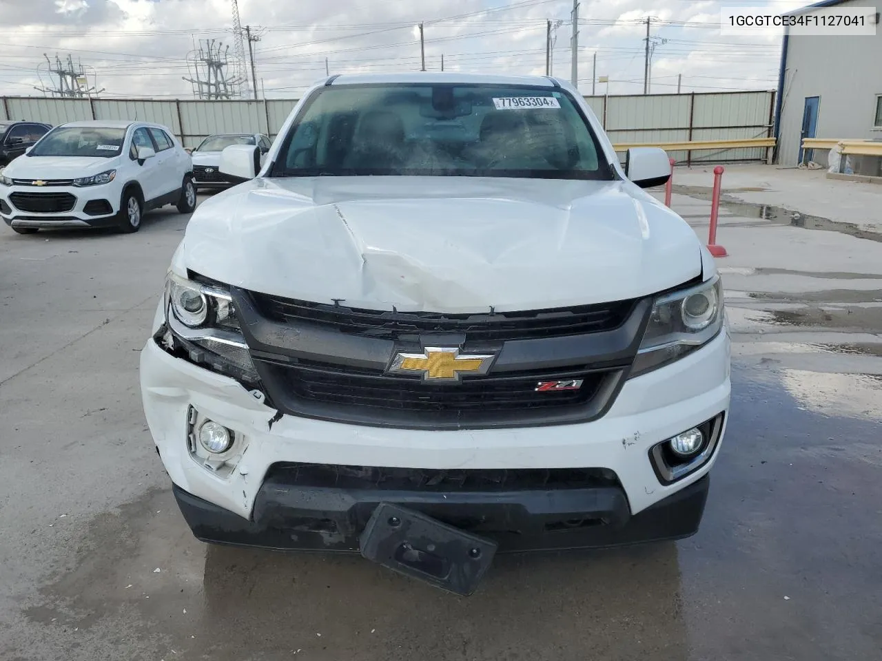 2015 Chevrolet Colorado Z71 VIN: 1GCGTCE34F1127041 Lot: 77963304