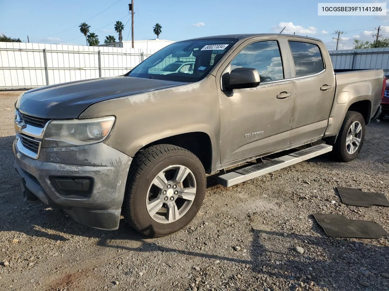 2015 Chevrolet Colorado Lt VIN: 1GCGSBE39F1141286 Lot: 80027034