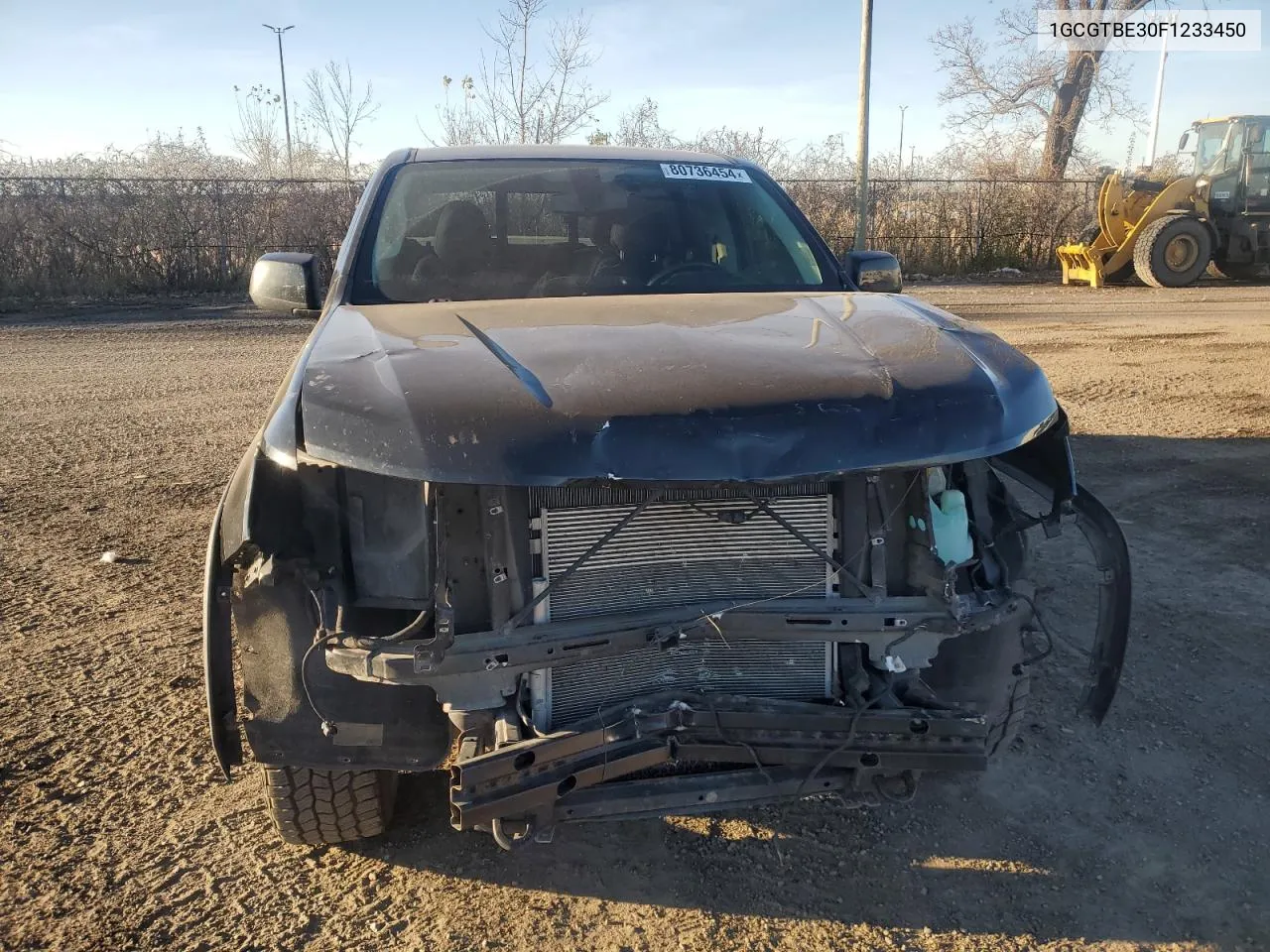 2015 Chevrolet Colorado Lt VIN: 1GCGTBE30F1233450 Lot: 80736454