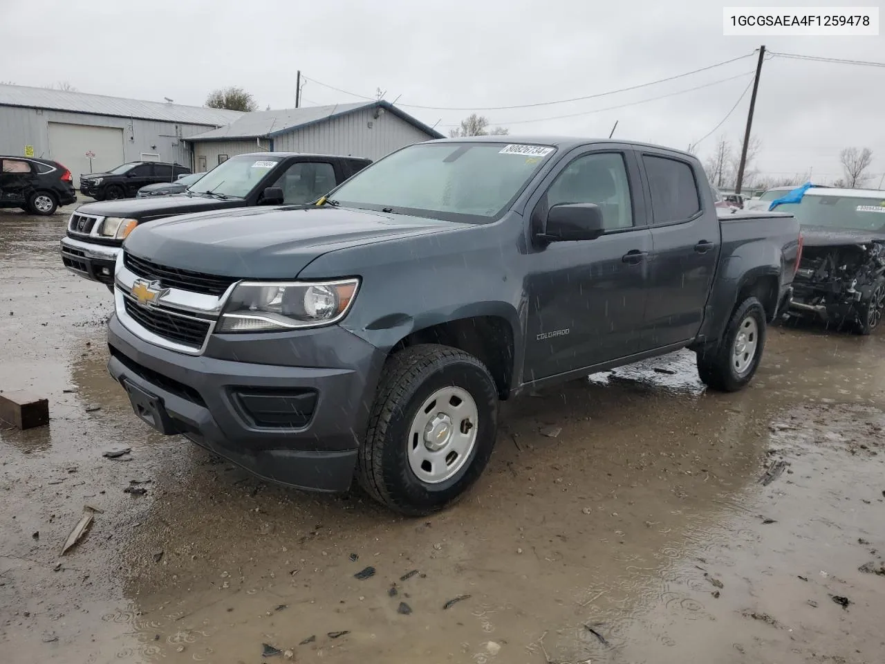 2015 Chevrolet Colorado VIN: 1GCGSAEA4F1259478 Lot: 80826734