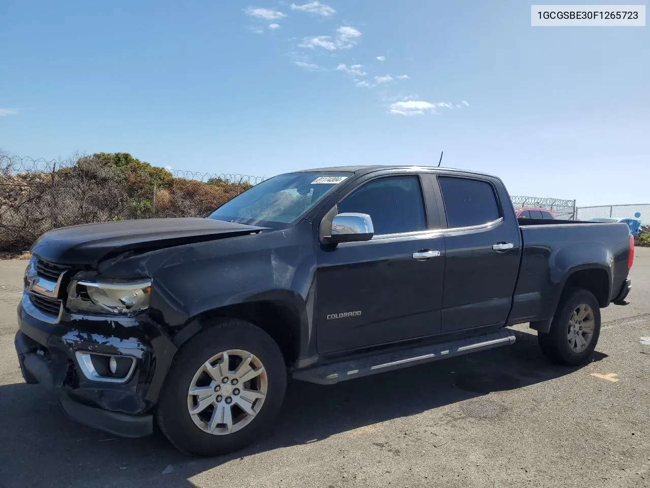 2015 Chevrolet Colorado Lt VIN: 1GCGSBE30F1265723 Lot: 81174304