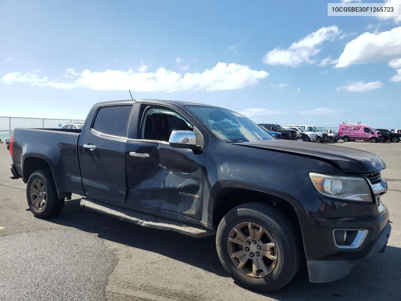 2015 Chevrolet Colorado Lt VIN: 1GCGSBE30F1265723 Lot: 81174304