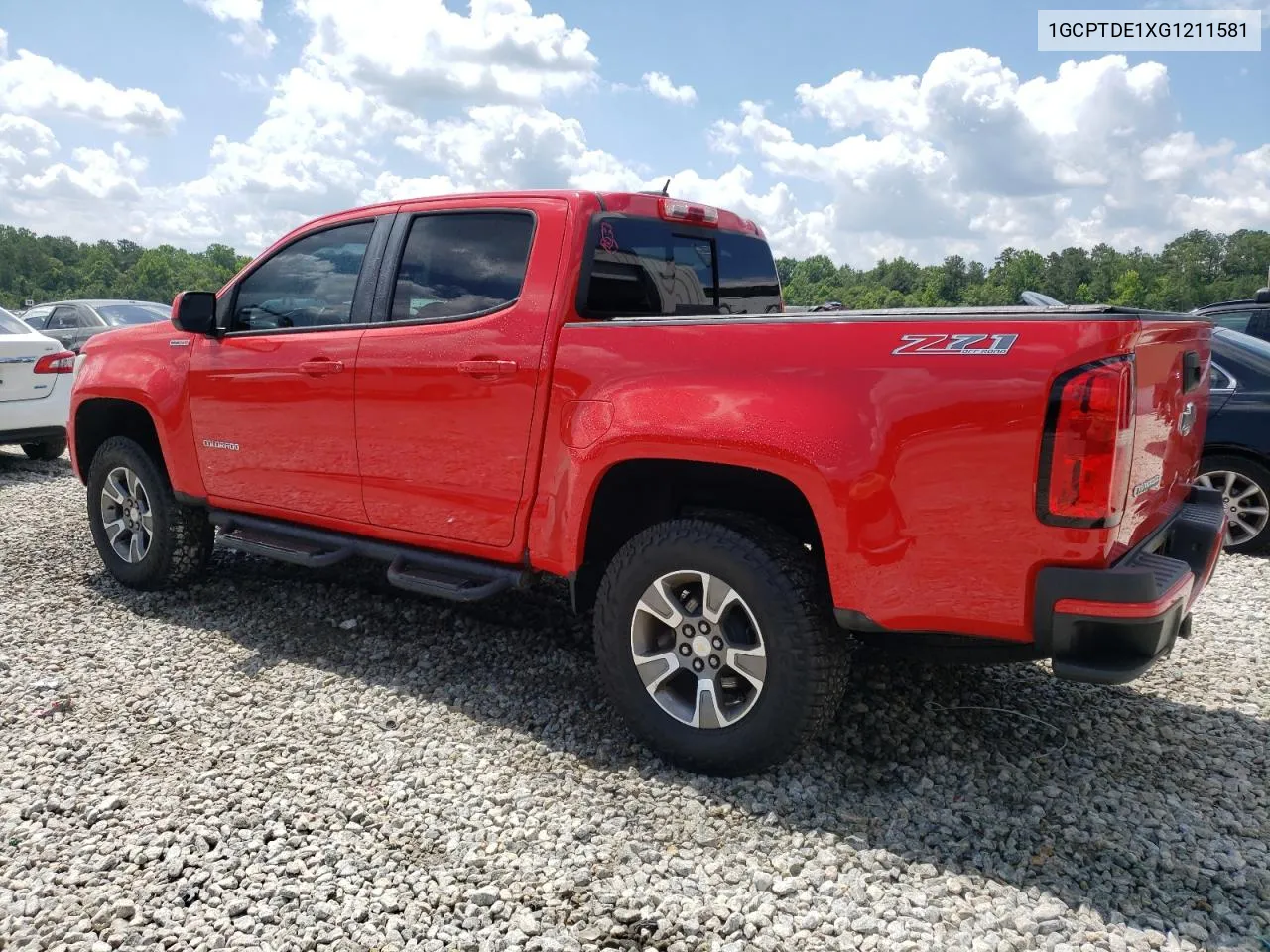 2016 Chevrolet Colorado Z71 VIN: 1GCPTDE1XG1211581 Lot: 58041044