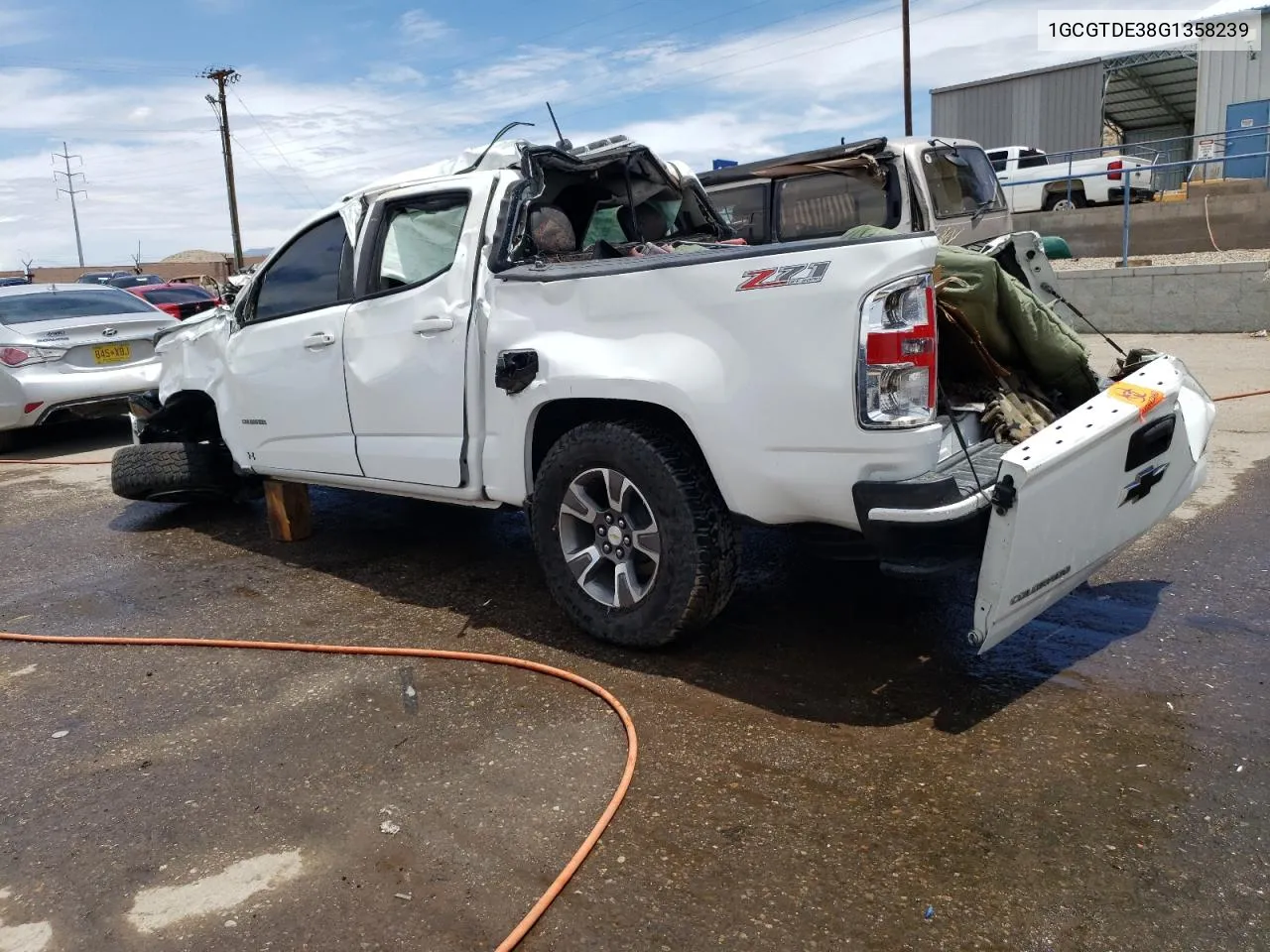 1GCGTDE38G1358239 2016 Chevrolet Colorado Z71