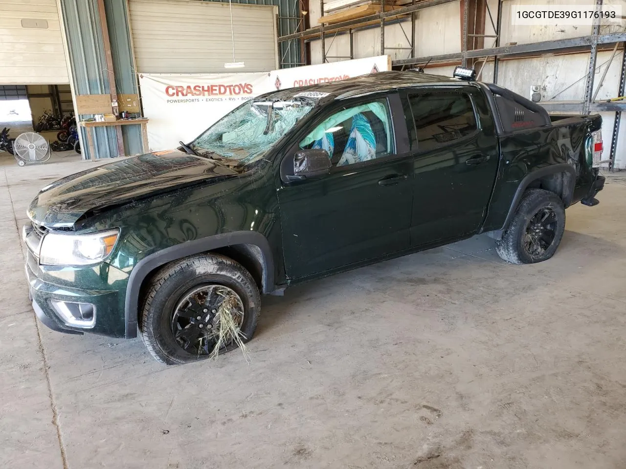 2016 Chevrolet Colorado Z71 VIN: 1GCGTDE39G1176193 Lot: 61260684