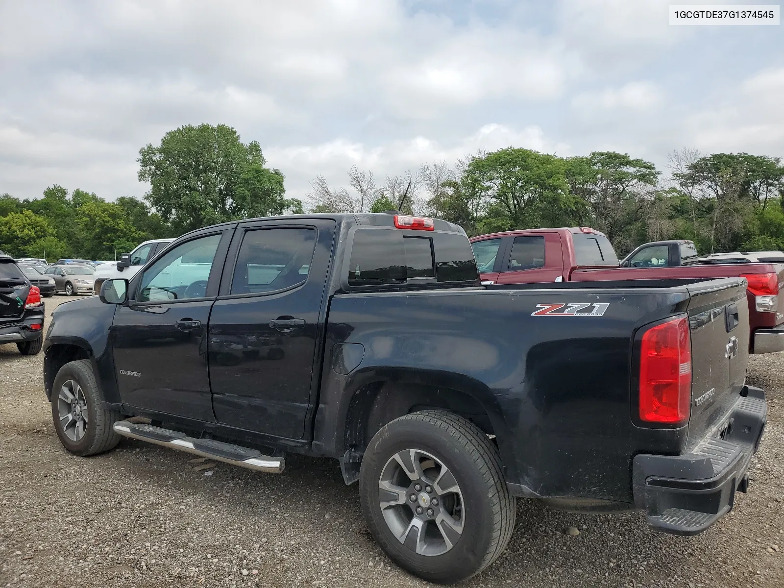 2016 Chevrolet Colorado Z71 VIN: 1GCGTDE37G1374545 Lot: 64672284