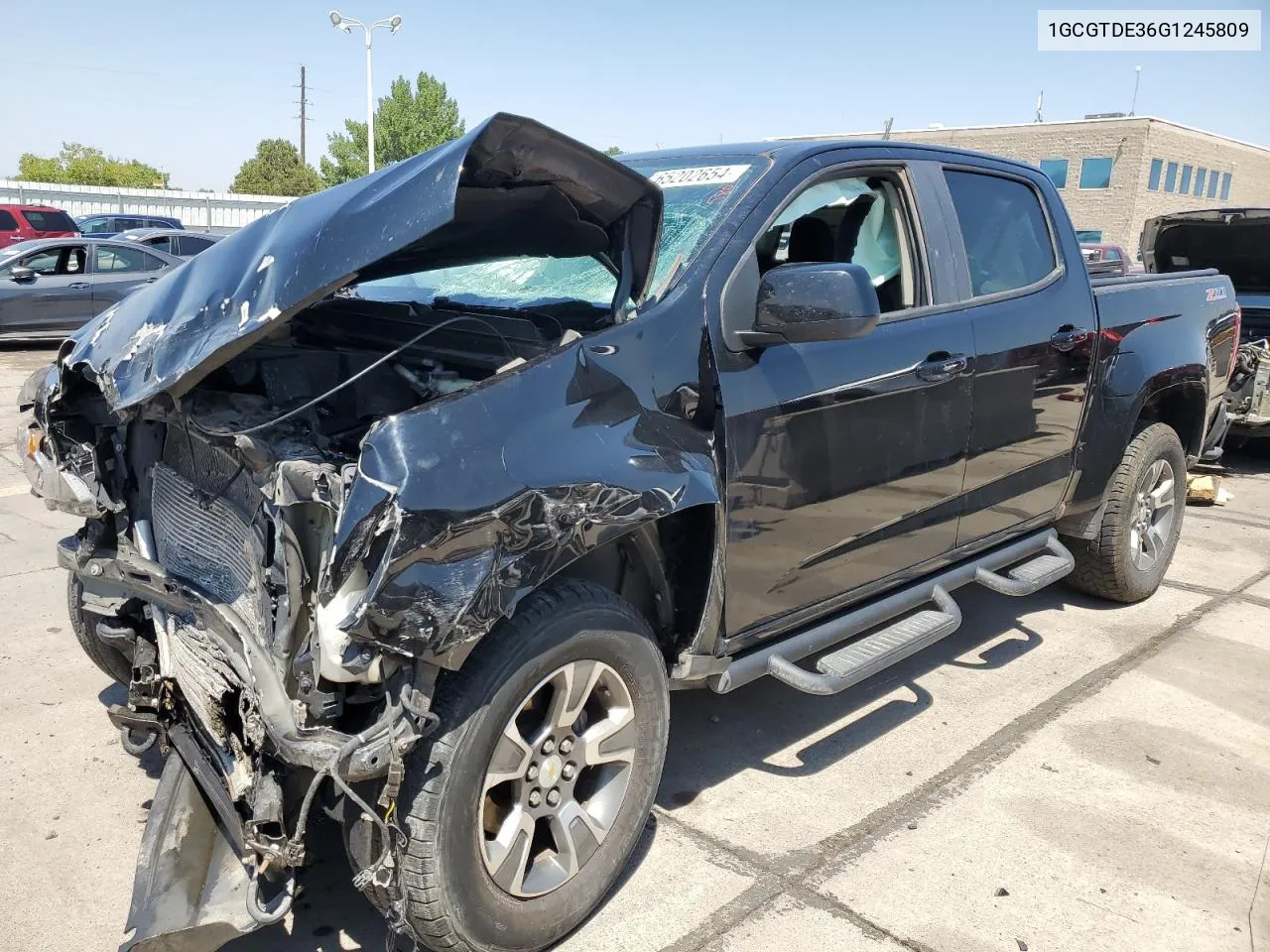 2016 Chevrolet Colorado Z71 VIN: 1GCGTDE36G1245809 Lot: 65202654