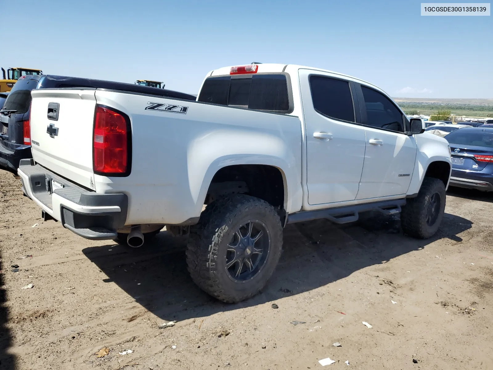 2016 Chevrolet Colorado Z71 VIN: 1GCGSDE30G1358139 Lot: 65645724