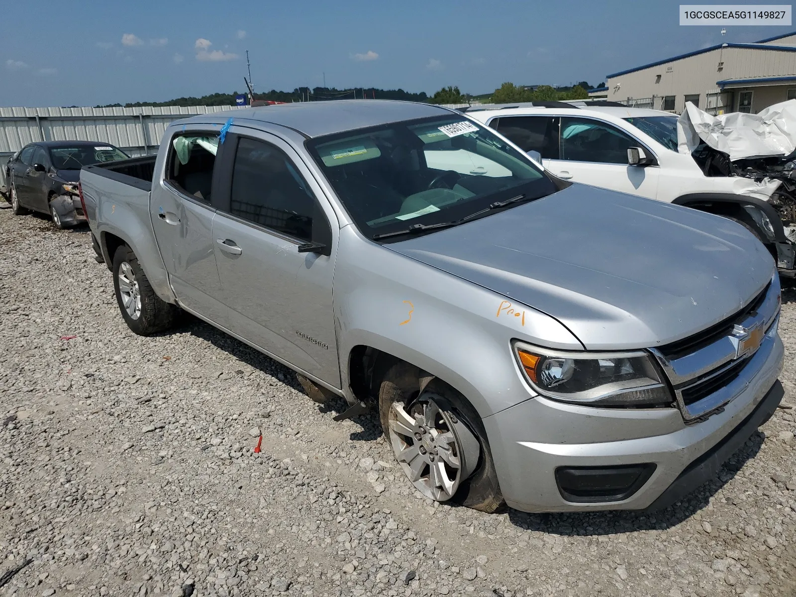 2016 Chevrolet Colorado Lt VIN: 1GCGSCEA5G1149827 Lot: 65901714