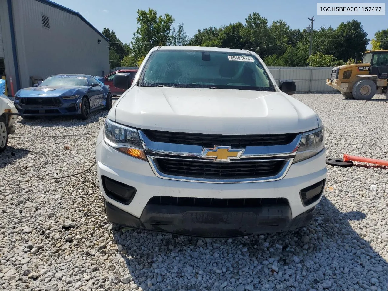 2016 Chevrolet Colorado VIN: 1GCHSBEA0G1152472 Lot: 66504414