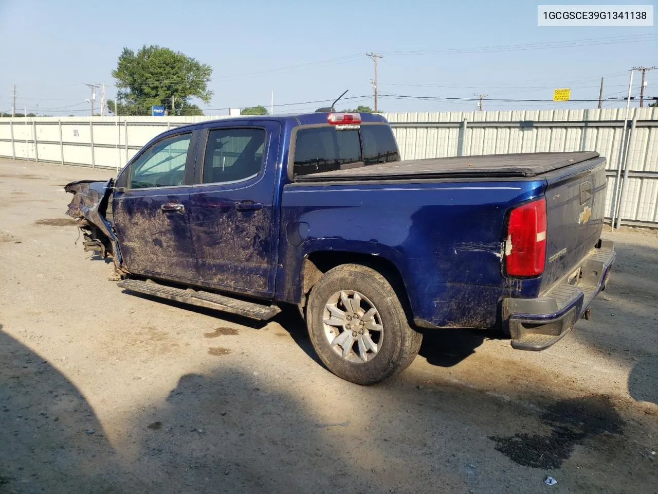 2016 Chevrolet Colorado Lt VIN: 1GCGSCE39G1341138 Lot: 66555464