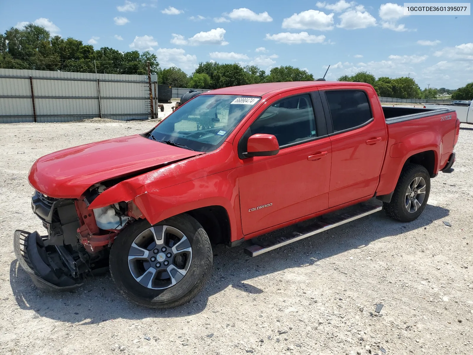 1GCGTDE36G1395077 2016 Chevrolet Colorado Z71