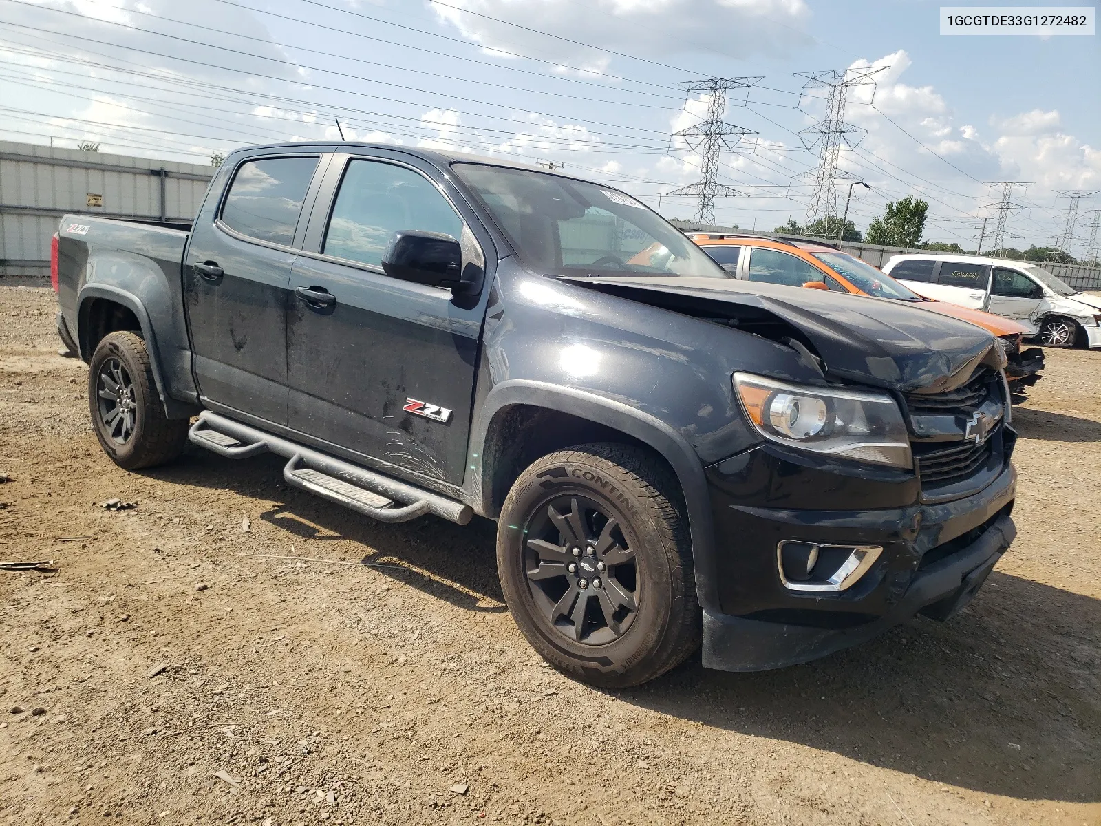 2016 Chevrolet Colorado Z71 VIN: 1GCGTDE33G1272482 Lot: 67167024